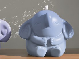 Molde silicona elefante trompa